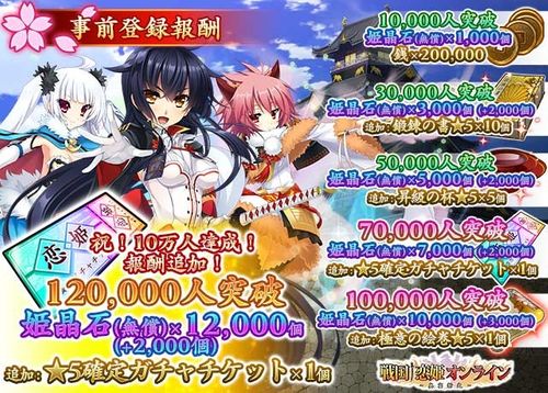 DMM页游RPG《战国†恋姬 Online ～奥宴新史～》登录日区App Store / Google Play
