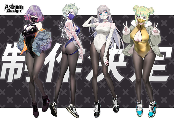 【模型】Astrum Design「YD 原画作品」运动鞋x高开衩x口罩 露娜！预定9月发售