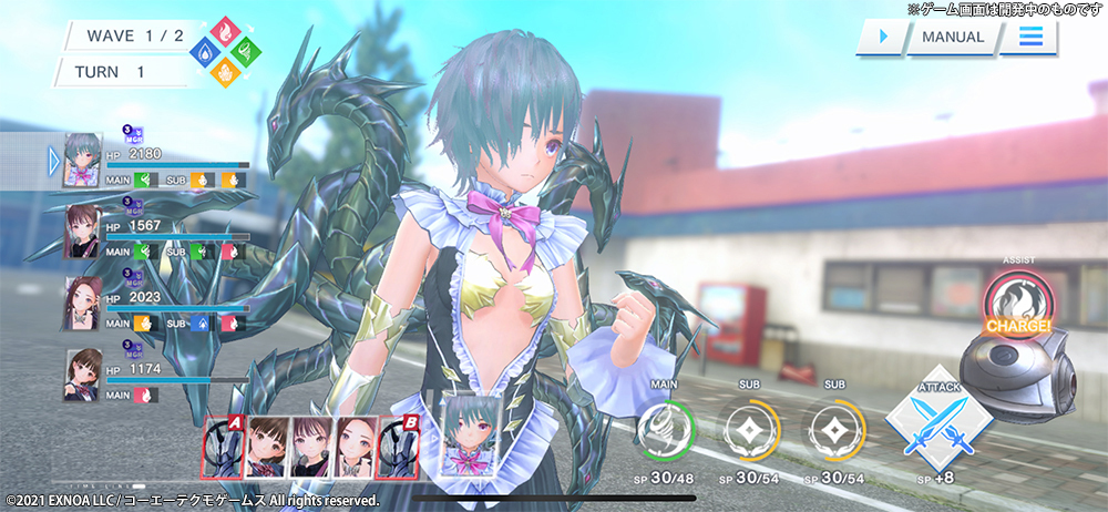 《BLUE REFLECTION SUN / 灿》封闭测试即日起于日本登场同步公开