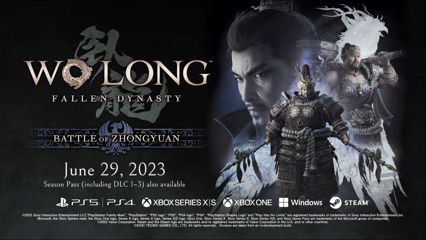 《卧龙：苍天陨落》DLC“逐鹿中原”今日正式上线！