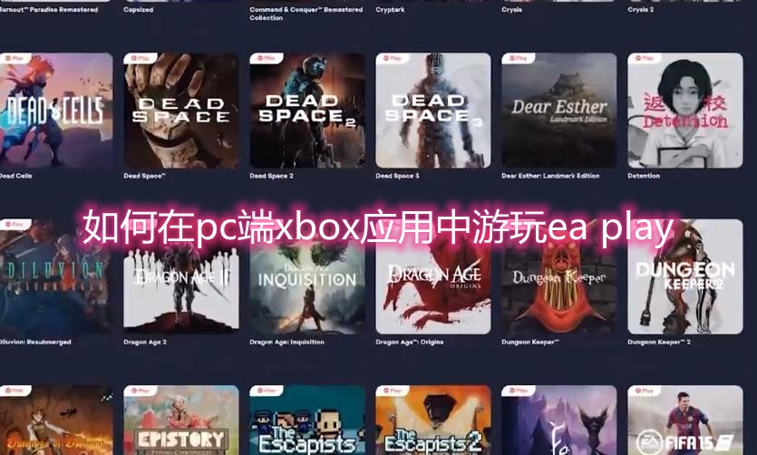 如何在PC端Xbox应用中游玩「EA Play 」游戏教程