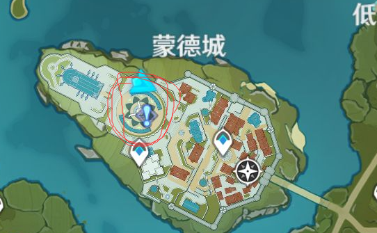 原神蒙德广场位置在哪？