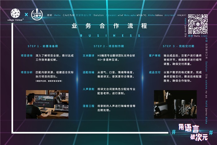 #用语言 破次元# HS翰思将在2021 ChinaJoy BTOB再续精彩！