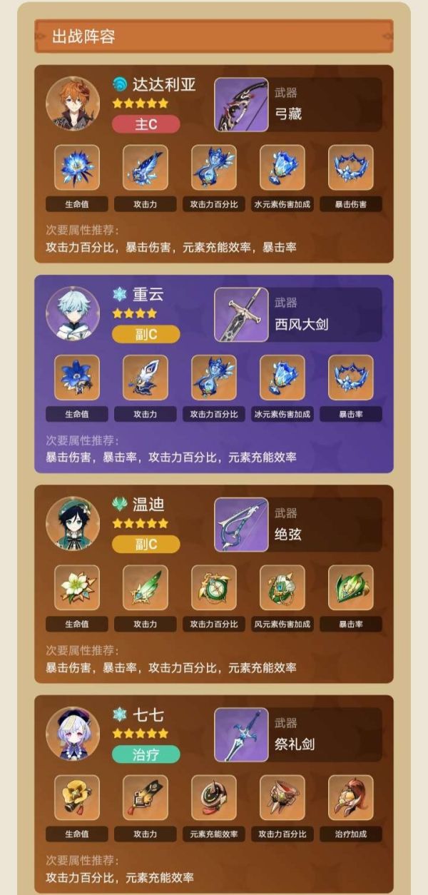 原神永冻流公子怎么玩？