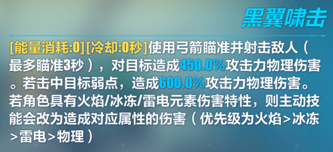 《崩坏3》新可肝弓箭戴月鸦啼技能解析