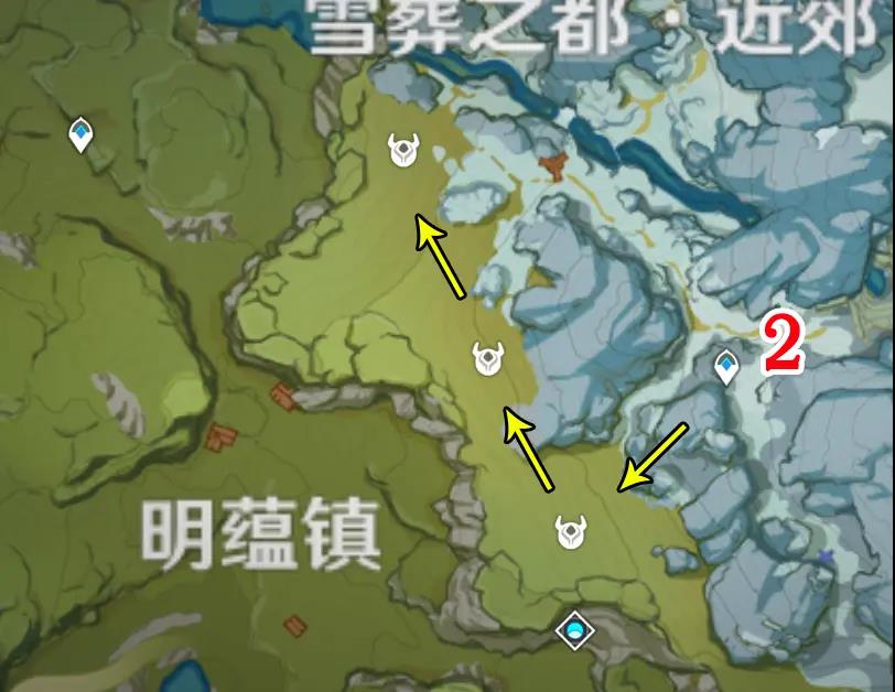 原神幼岩龙蜥分布图 原神幼岩龙蜥哪里多？
