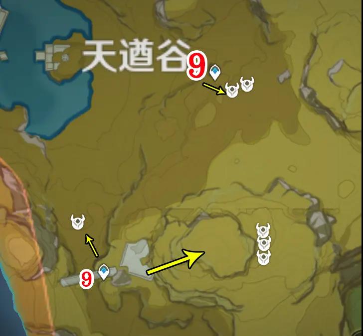 原神幼岩龙蜥分布图 原神幼岩龙蜥哪里多？