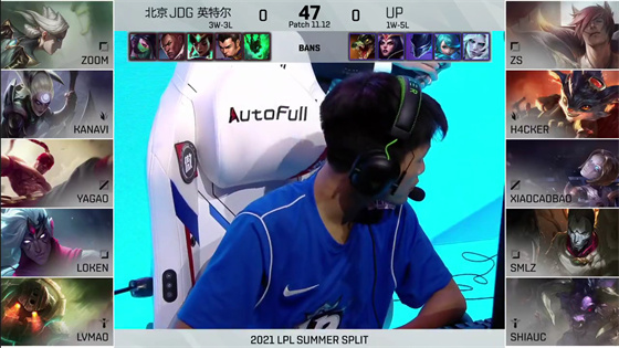 LOL-LPL：Kanavi完美发挥收获二连MVP，JDG两局横扫2-0战胜UP