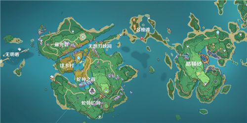 原神稻妻地圖島嶼數量介紹