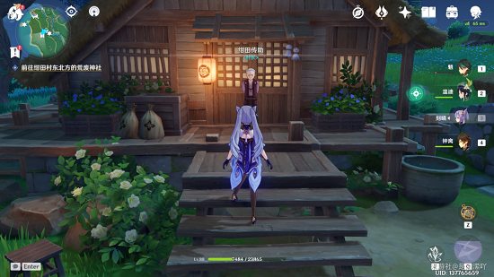 原神前往绀田村东北方的荒废神社位置任务攻略