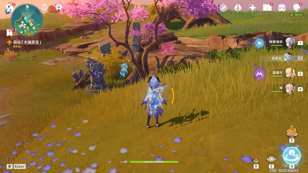 原神绯樱绣球位置分布图