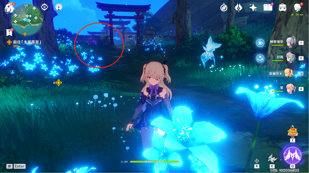 原神绯樱绣球位置分布图