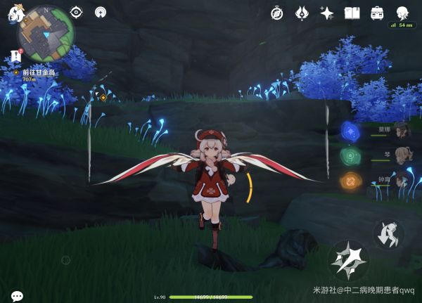 原神鹤与白兔的诉说石壁位置