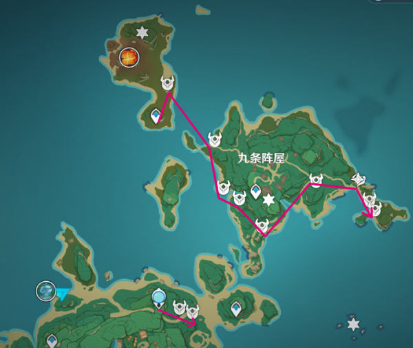 原神稻妻野伏众线路图推荐攻略大全 原神稻妻野伏众线路图推荐攻略大全
