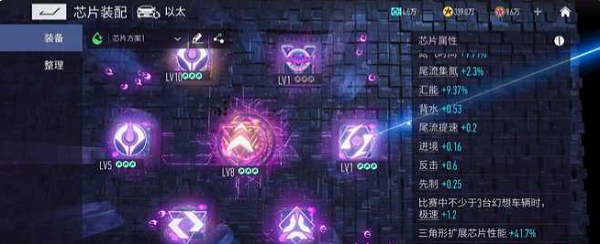 王牌竞速以太芯片搭配推荐攻略