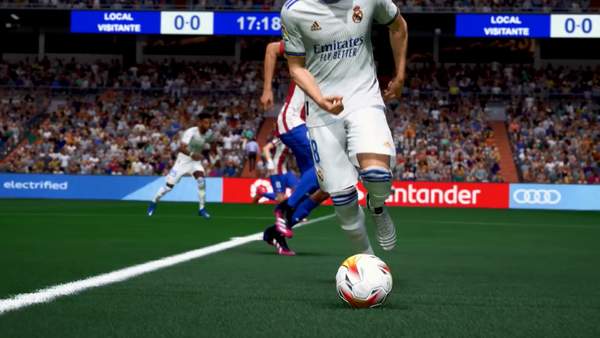 《FIFA 22》实机预告 超级动作技术展示，更具沉浸感