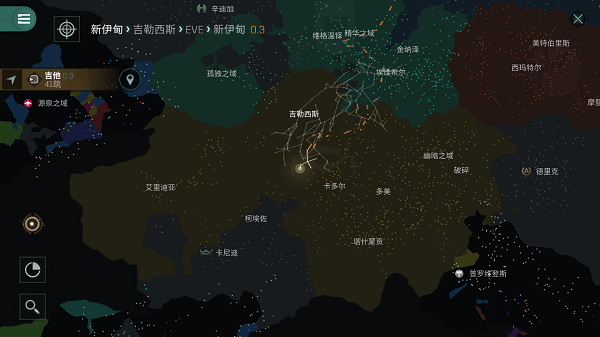 EVE星战前夜无烬星河星图介绍一览