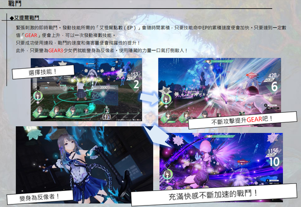 美少女RPG《蓝色反射：帝》情报 角色、战斗系统介绍