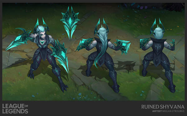 《LOL》破败军团皮肤概念图 身心失守，陷入破败之人