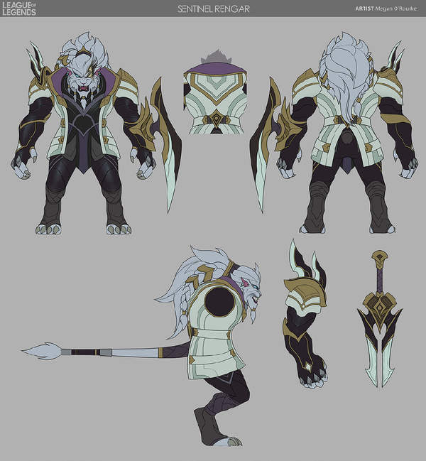 《LOL》破败军团皮肤概念图 身心失守，陷入破败之人