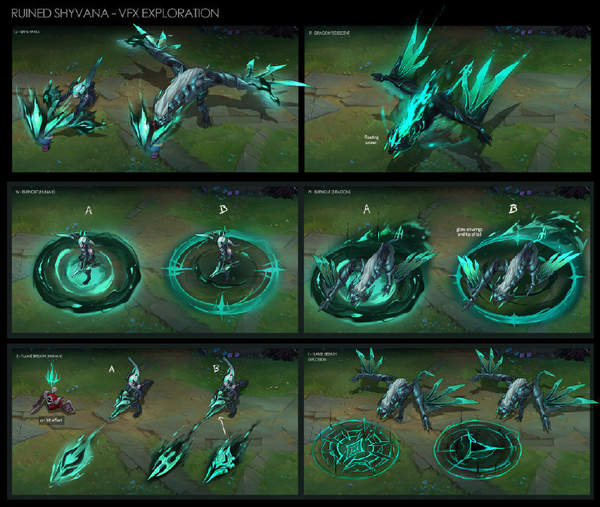 《LOL》破败军团皮肤概念图 身心失守，陷入破败之人