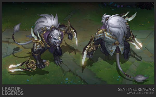《LOL》破败军团皮肤概念图 身心失守，陷入破败之人