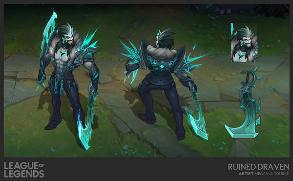 《LOL》破败军团皮肤概念图 身心失守，陷入破败之人