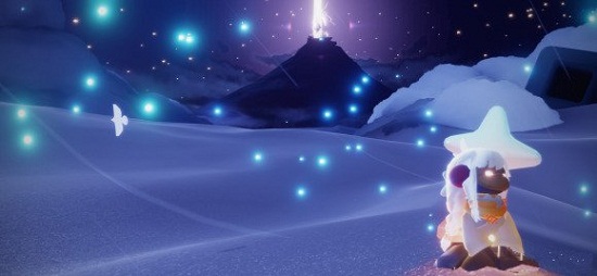 光遇霞谷冰雪覆盖的山峰在哪？