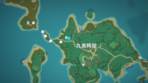 《原神》稻妻藏宝地9位置一览