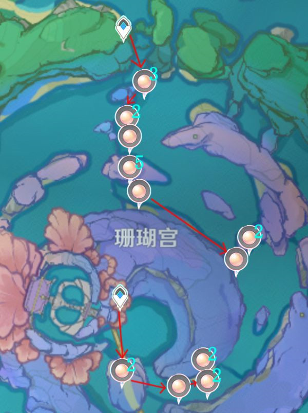 原神珊瑚珍珠最全采集路线分享