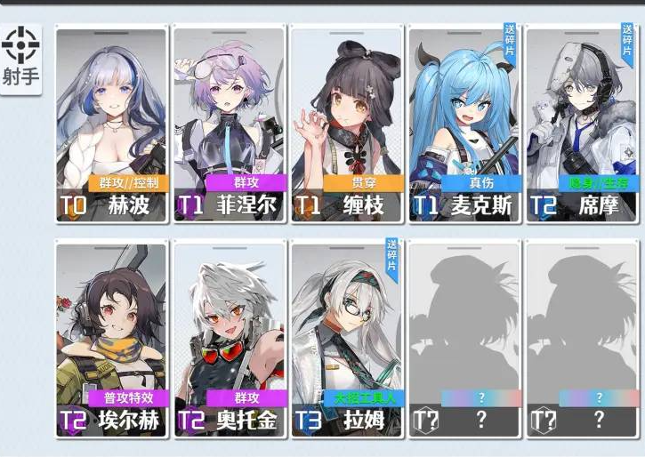 少女前线云图计划角色强度排行榜