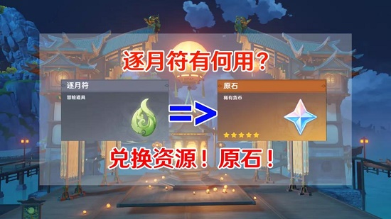 原神逐月符怎么用? 原神逐月符怎么用?