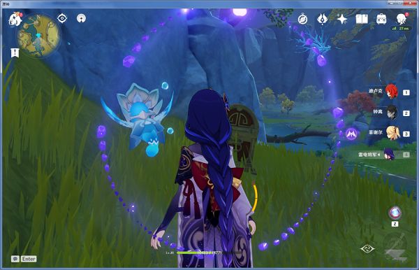 原神逐月符位置在哪？