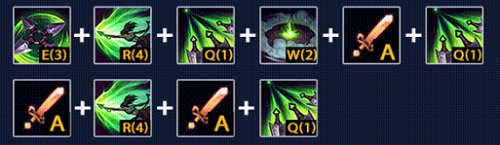 英雄联盟手游阿卡丽连招怎么放？