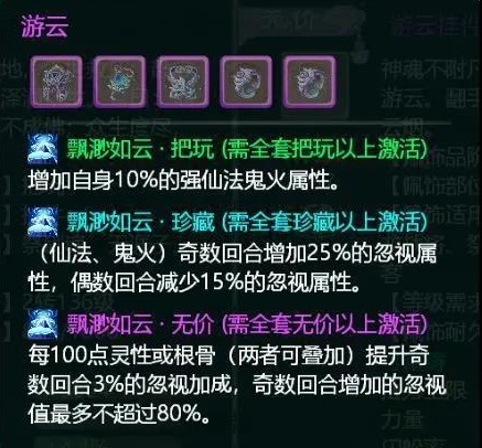 大话西游手游仙族配饰套装怎么选？