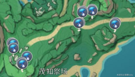 《原神》鹤观幽灯蕈位置分布介绍 《原神》鹤观幽灯蕈位置分布介绍