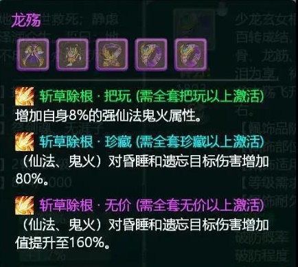 大话西游手游仙族配饰套装怎么选？