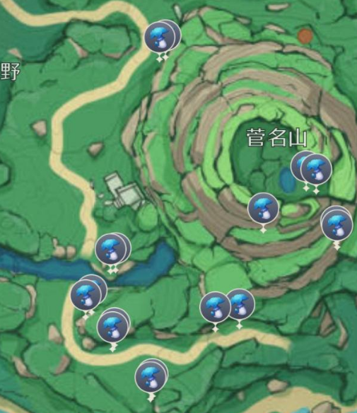 《原神》鹤观幽灯蕈位置分布介绍 《原神》鹤观幽灯蕈位置分布介绍