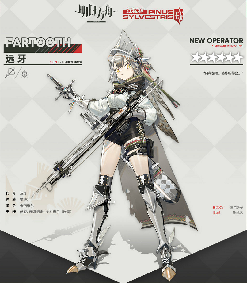 《明日方舟》无限距离神射手，六星狙击——远牙