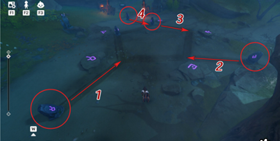 《原神》笈名海滨复原石头攻略 《原神》笈名海滨复原石头攻略