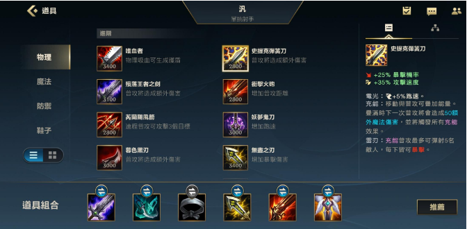 lol手游上单vn出装推荐
