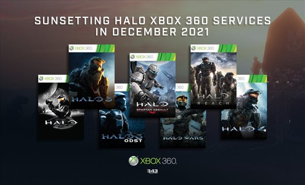 Xbox 360《光环》系列线上服务终止时间推迟至明年1月