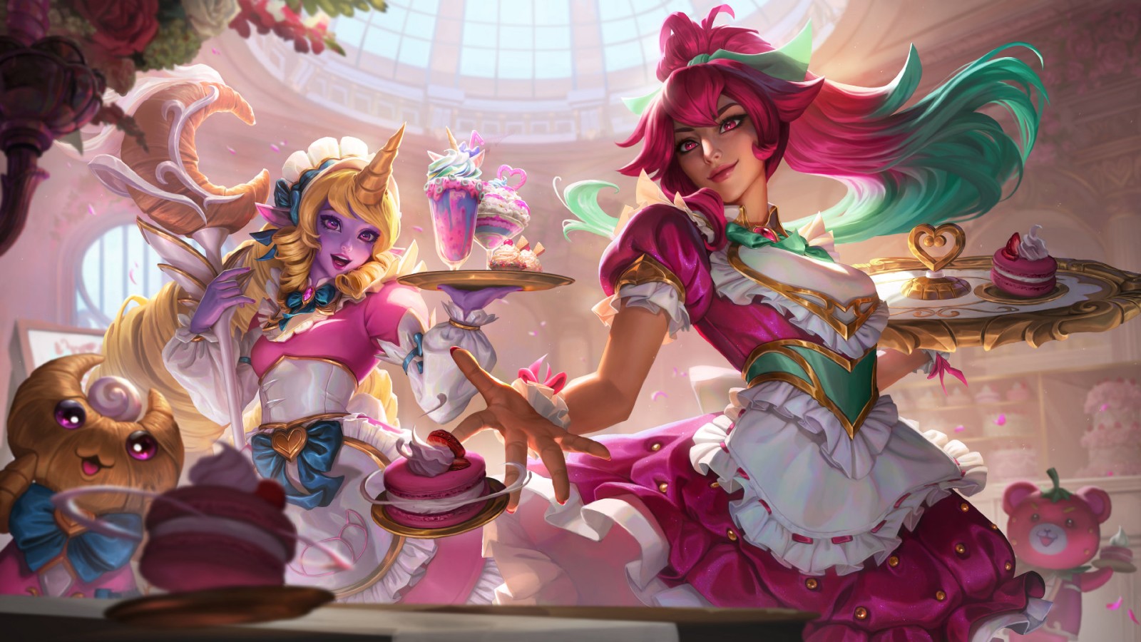 开启舔屏模式！《LOL》甜心咖啡和双城之战皮肤原画