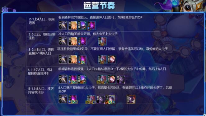 云顶之弈s6森林变异搭配玩法心得分享