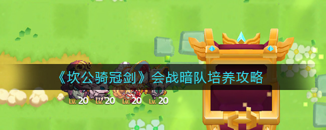 坎公骑冠剑会战暗队怎么玩
