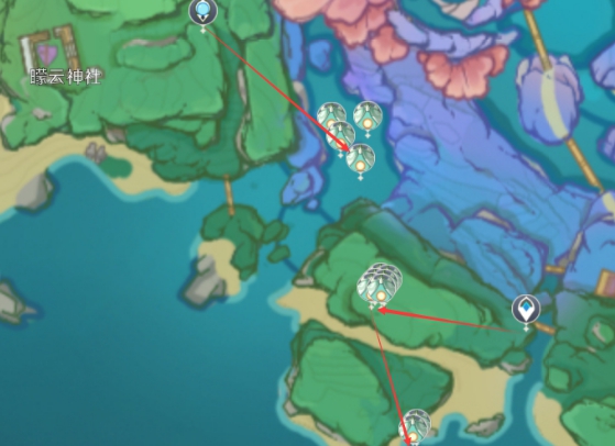 《原神》2.2浮游干核刷取路线一览 《原神》2.2浮游干核刷取路线一览