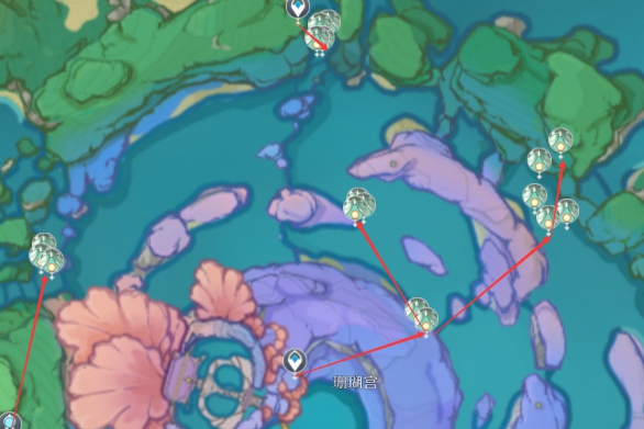 《原神》2.2浮游干核刷取路线一览 《原神》2.2浮游干核刷取路线一览