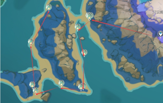 《原神》2.2浮游干核刷取路线一览 《原神》2.2浮游干核刷取路线一览