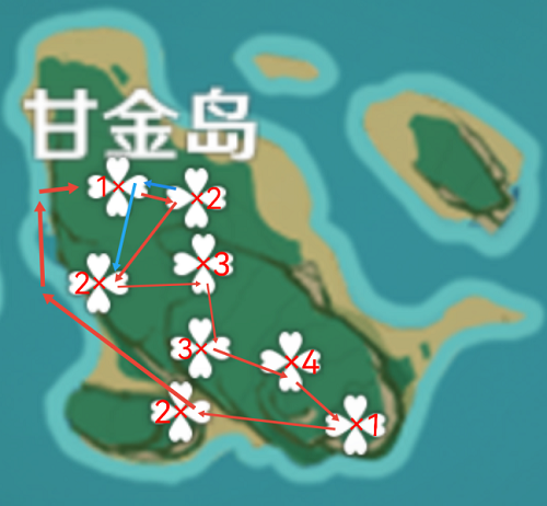 《原神》稻妻树木分布采集路线图一览 《原神》稻妻树木分布采集路线图一览