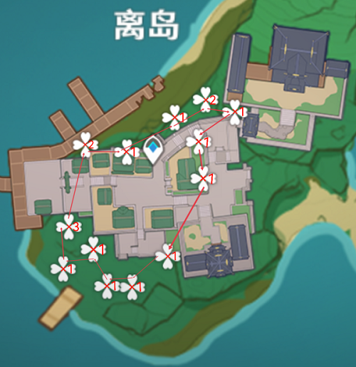 《原神》稻妻树木分布采集路线图一览 《原神》稻妻树木分布采集路线图一览